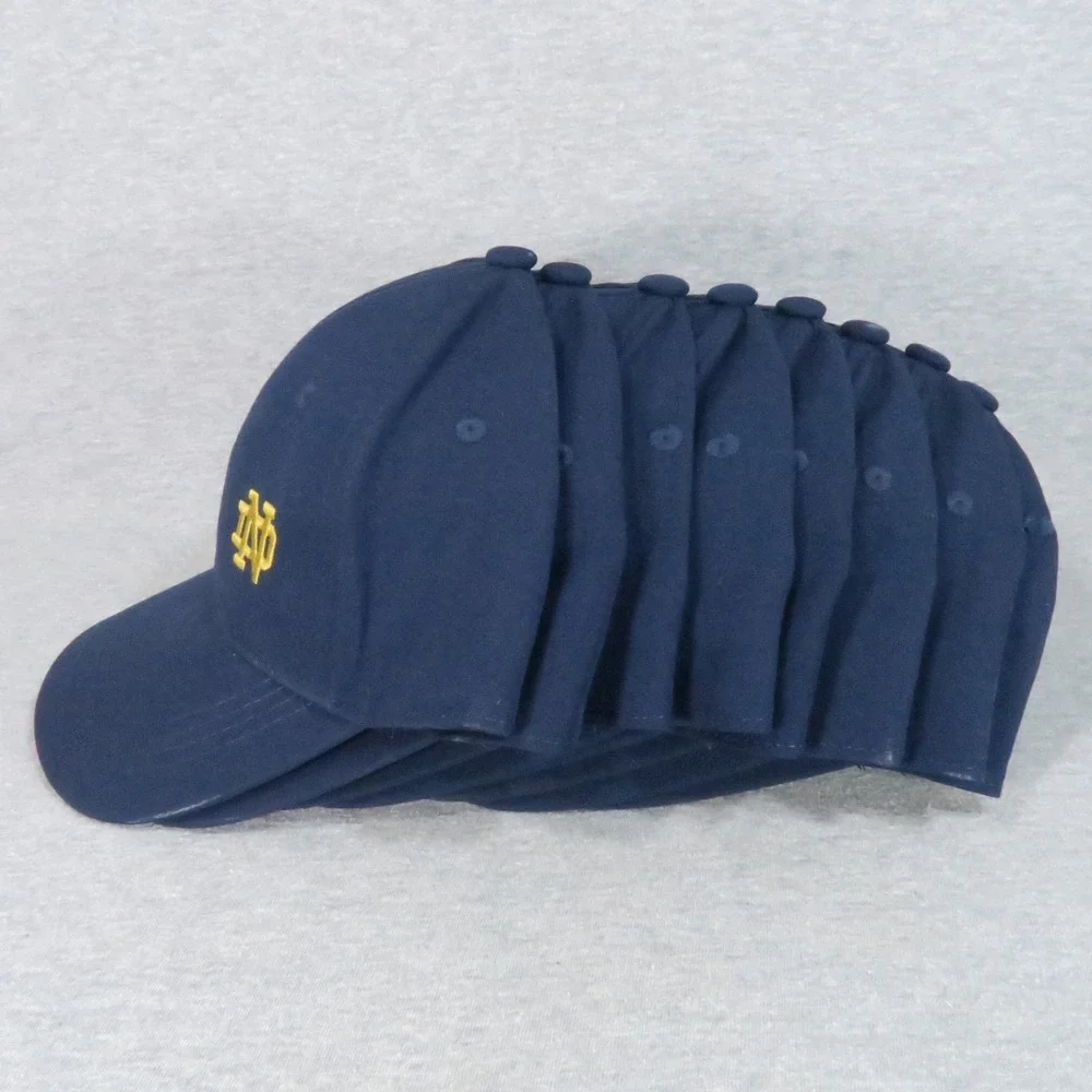 Notre Dame Teeling Whiskey Baseball Cap Navy Blue Adjustable Strapback Lot of 8